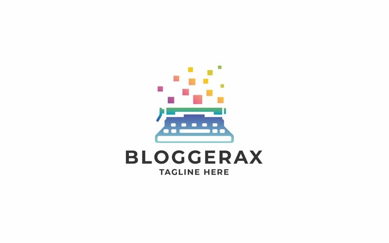 Logo Bloggerax professionnel
