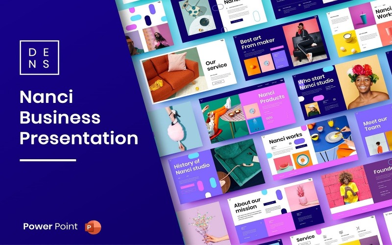 Нанси – Шаблон бизнес-презентации PowerPoint