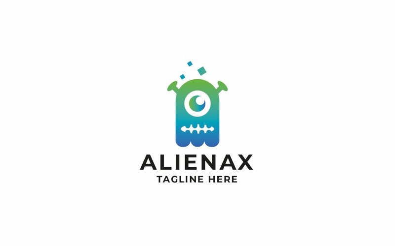 Профессиональный логотип Alienax