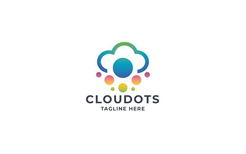 Logo professionnel Cloud Dots Tech