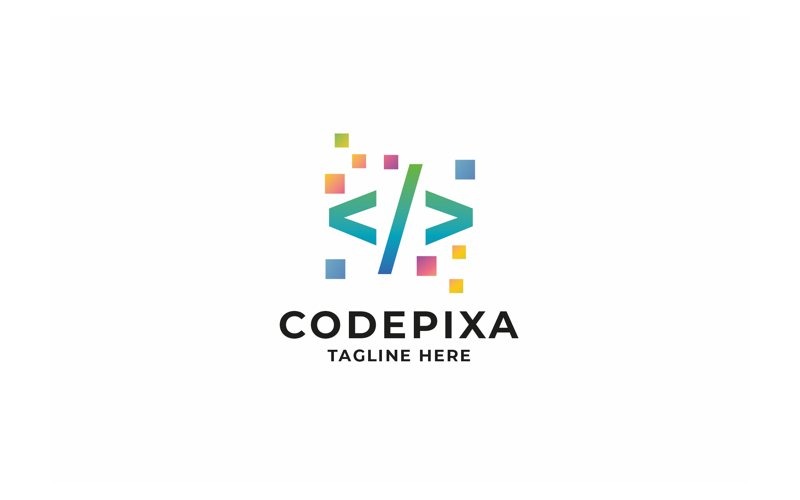 Професійний код Pixel Tech Logo