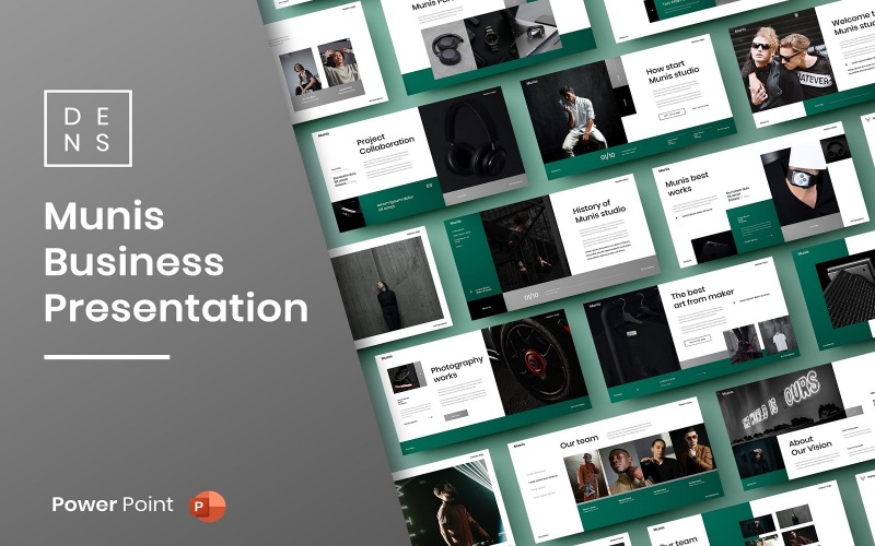 Munis – бізнес-шаблон PowerPoint