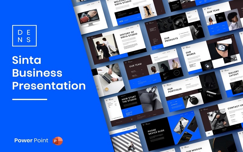 Sinta – Modelo de PowerPoint de Negócios