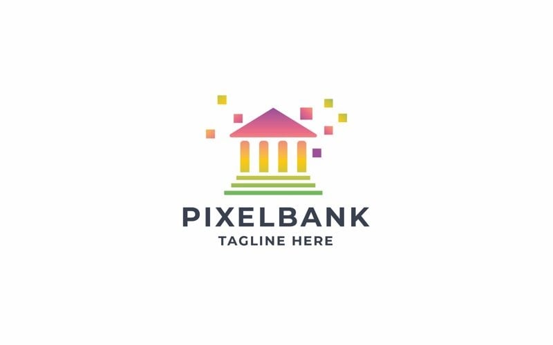 Professional Pixel Bank Logo
