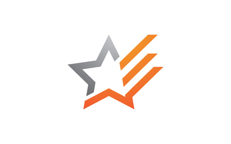 Ster Logo Vector ontwerpsjabloon V3