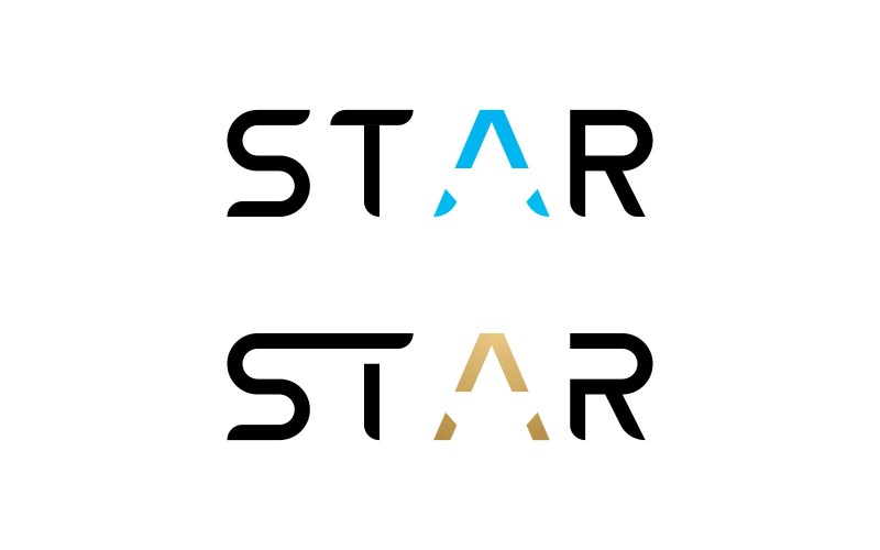 Ster Logo Vector ontwerpsjabloon V8