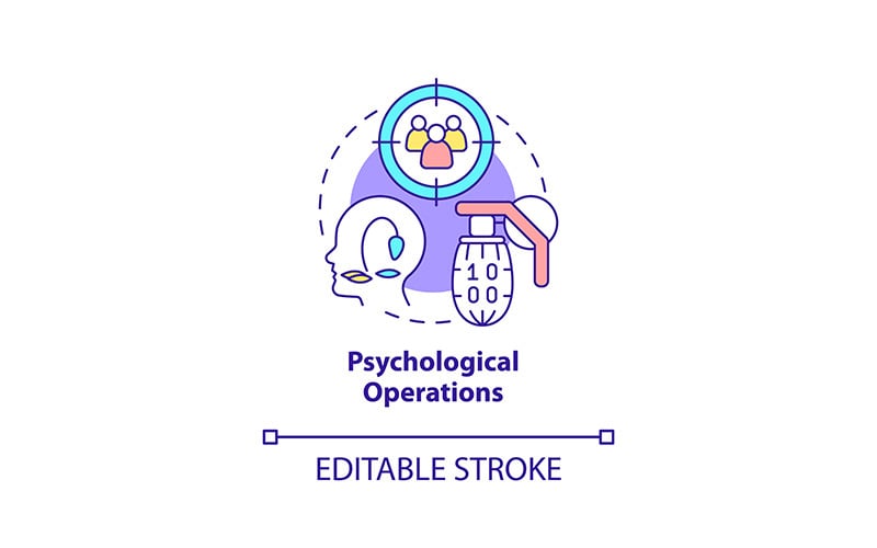 心理操作概念图标