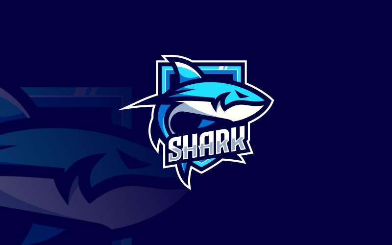 Shark E-Sports and Sport Logo #267817 - TemplateMonster