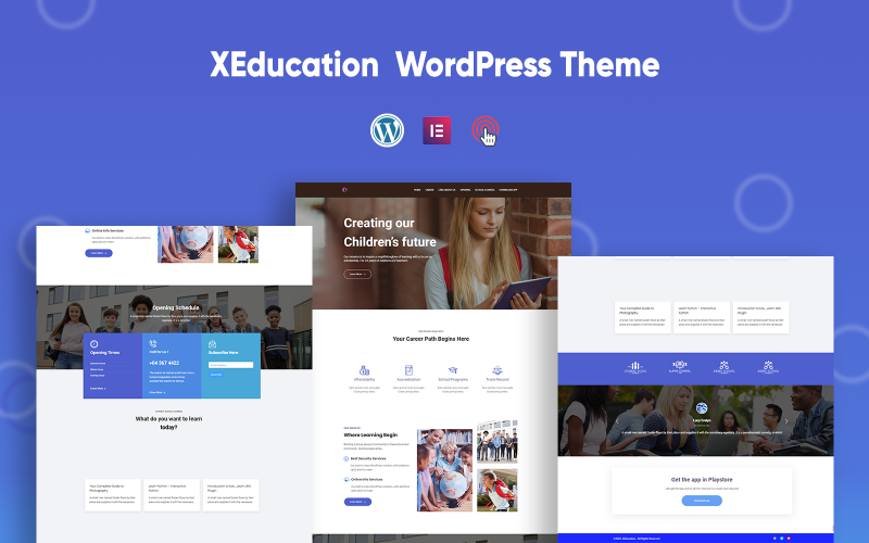 XEducation – освітня односторінкова тема WordPress