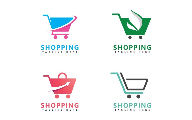 Modèle de conception de logo vectoriel commercial V10