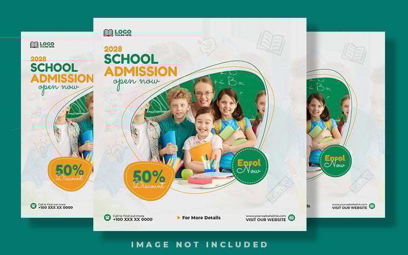 School Admission Creative Social Media Post