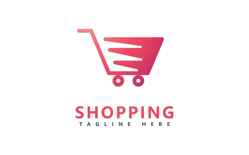 Shopping-Vektor-Logo-Design-Vorlage V1