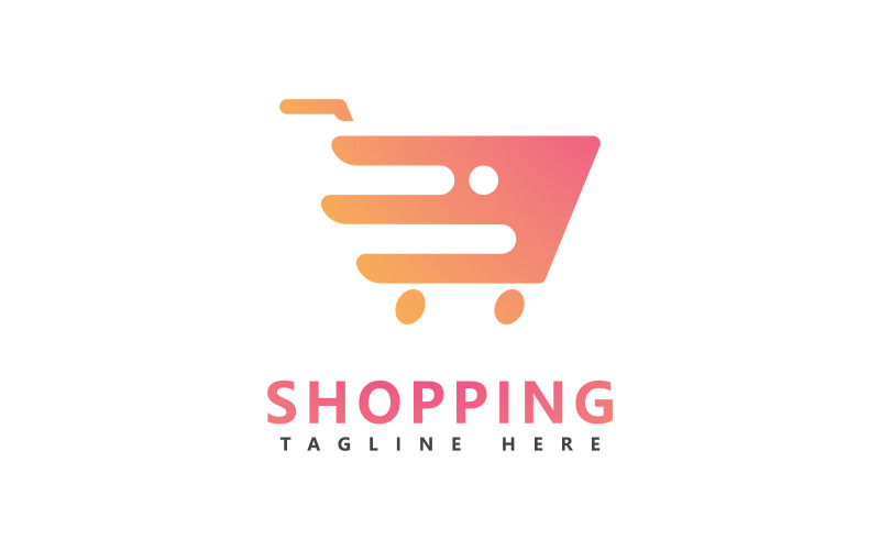 Winkelen Vector Logo ontwerpsjabloon V3