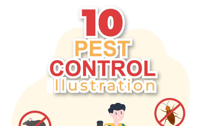 10 Ilustração do Serviço de Controle de Pragas