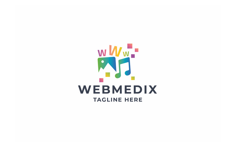 Logo professionale Pixel Web Media