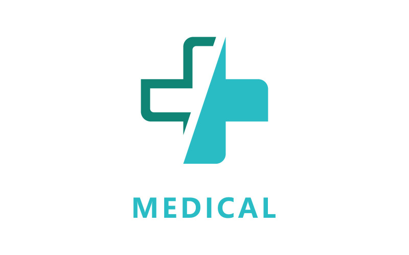 Medische zorg Vector Logo ontwerpsjabloon V8