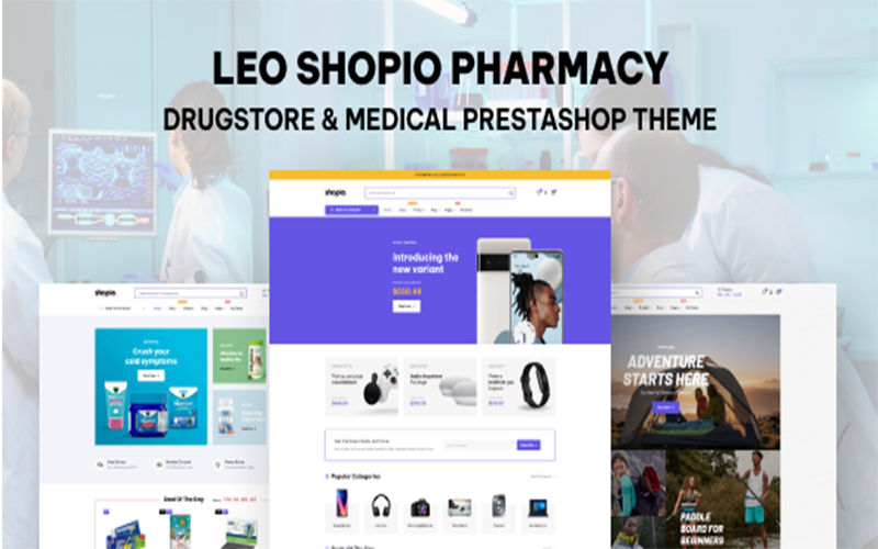 Tema Prestashop di Leo Shopio Elettronica