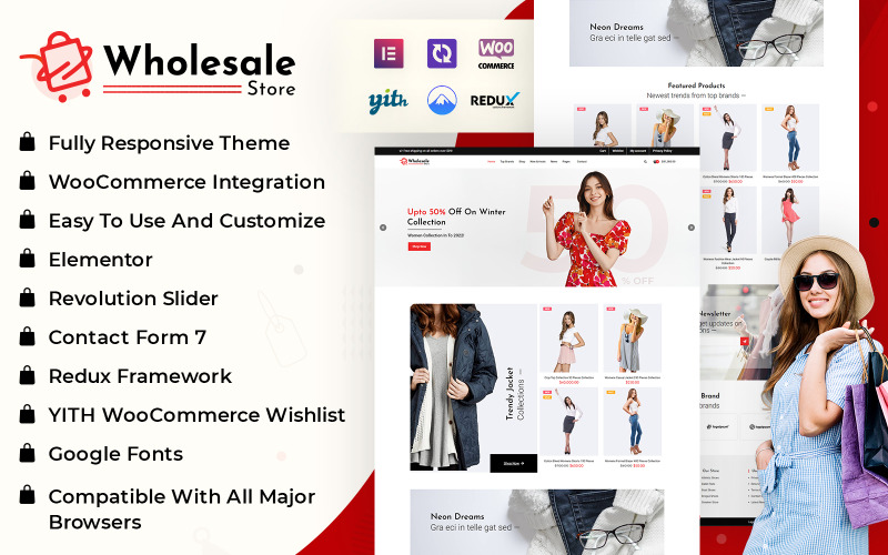 Hurtownia Woocommerce Elementor Theme