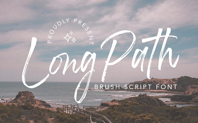 Lång väg - Brush Script Font