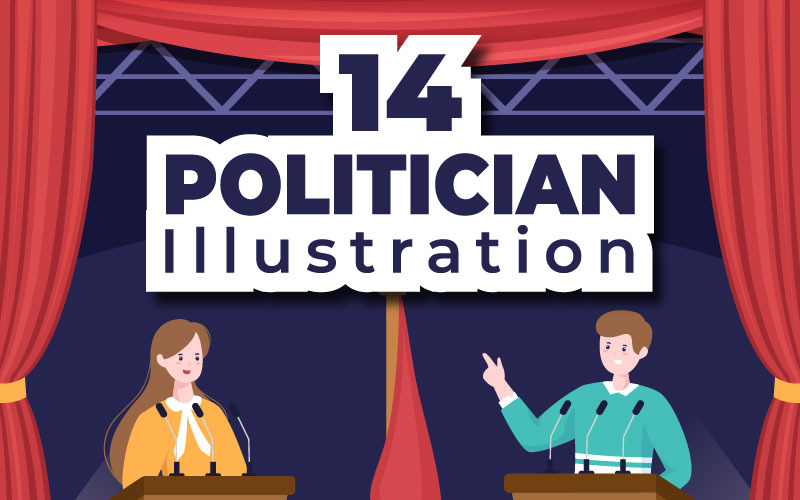 14 Politiker eller regering Illustration
