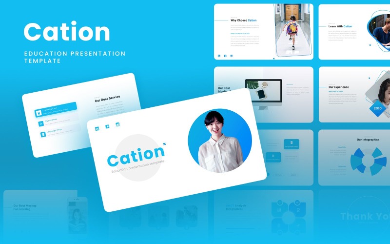 Šablona Prezentací Google Cation – Škola vzdělávání