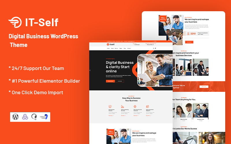 Sam - Cyfrowy Biznesowy Motyw WordPress