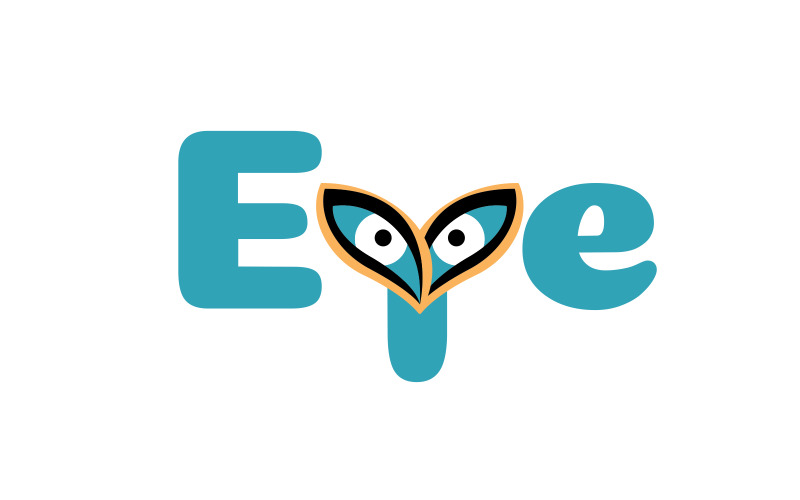 Olho | Olho Logo | Modelo de logotipo de vetor de olho