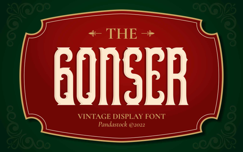 Gonser Vintage Display Font