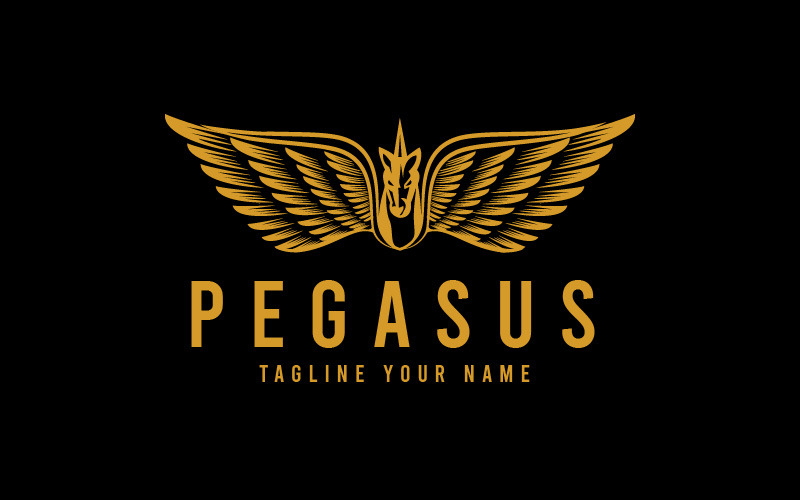 Pegasus logó - Állat logó
