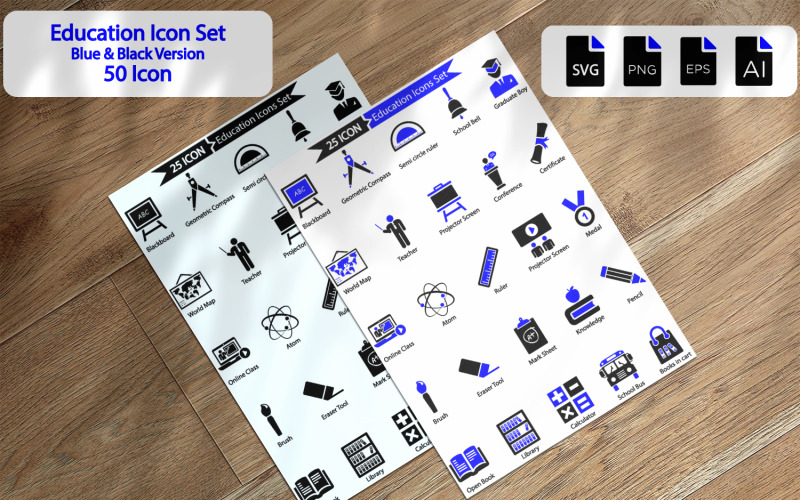 50 Premium Onderwijs Icon Pack