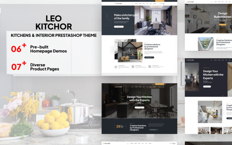 Leo Kitchor - Prestashop-Design für Küchen und Innenräume