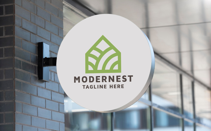 Профессиональный логотип современной недвижимости