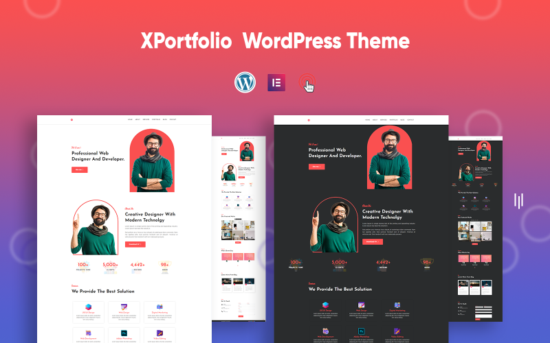 XPortfolio - Tema WordPress de portfólio pessoal