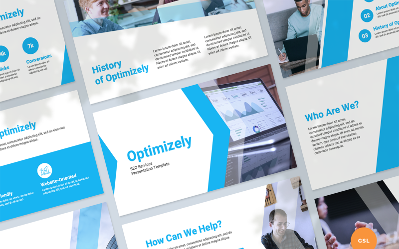 SEO Hizmetleri Sunumu Google SlidesTemplate