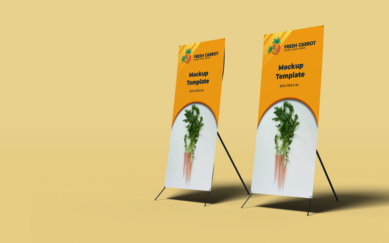 X Banner Mockup Template 02
