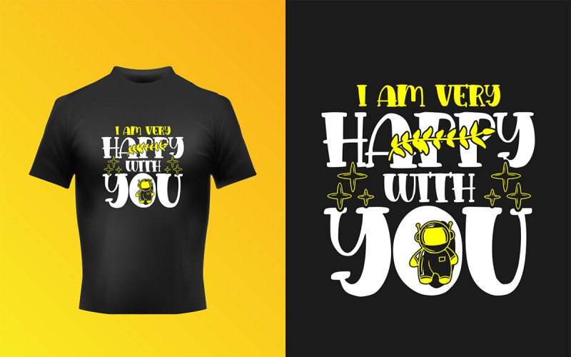 Kreative Premium-Typografie-Aufkleber-T-Shirt-Vektorvorlage