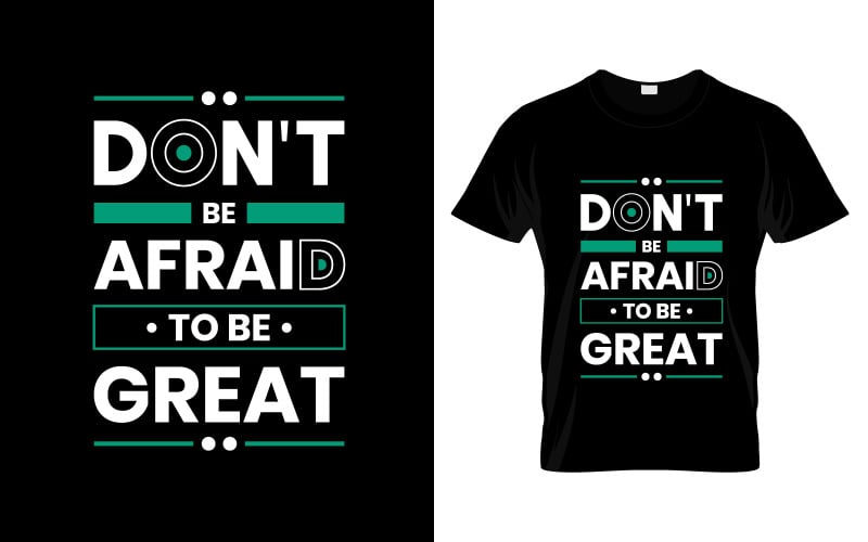 Не бійтеся бути чудовим дизайном футболки з сучасними цитатами