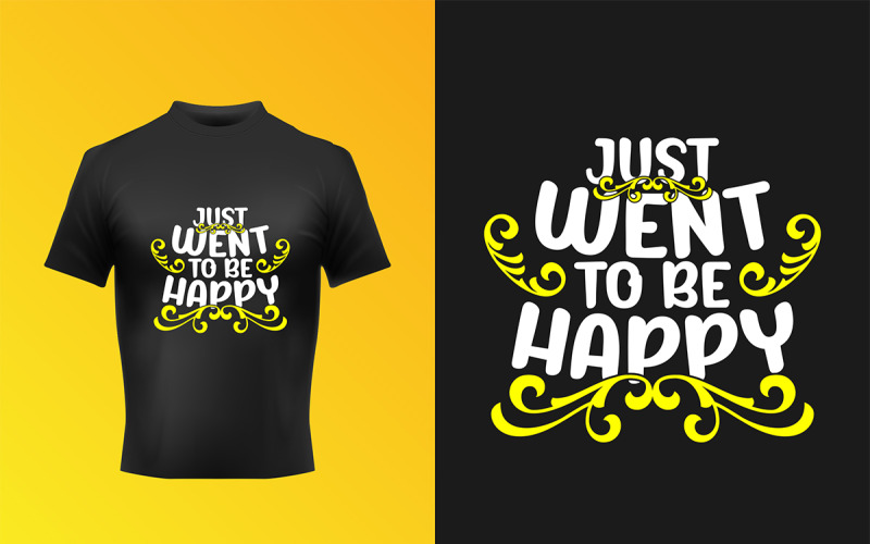 Premium modern typografi klistermärke T-shirt vektor mall