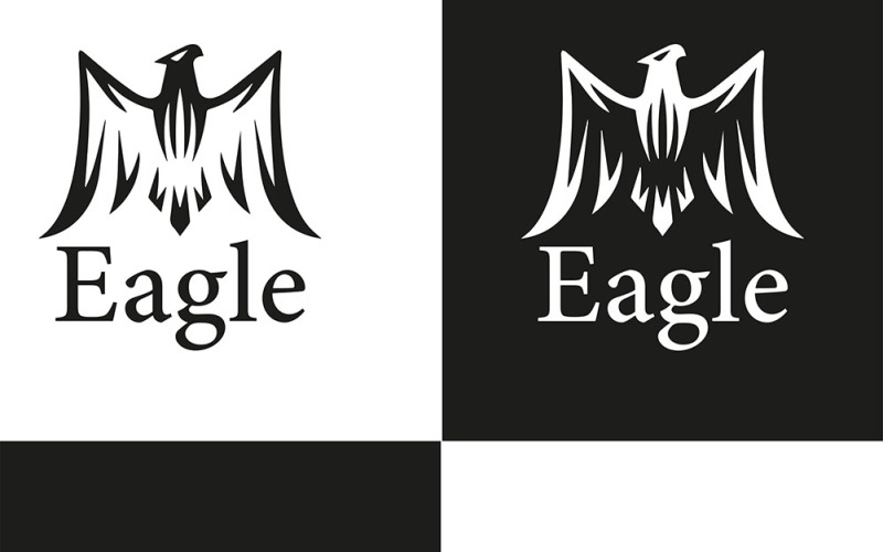 Шаблон логотипу Desert Eagle