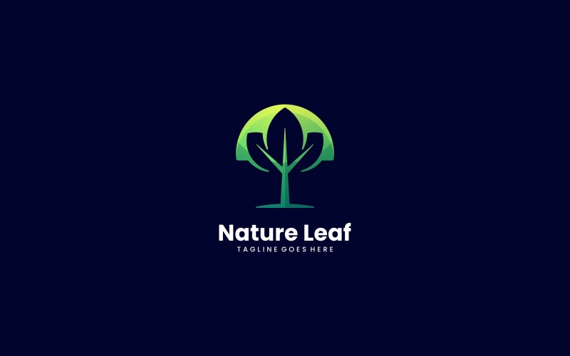 Nature Leaf Gradient Logo Vol.2