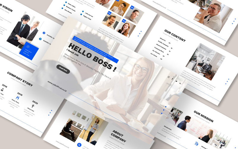 Picth Deck Zakelijke presentatie PowerPoint-sjabloon