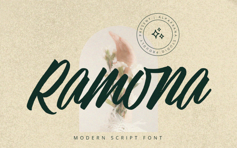 Ramona - 现代脚本字体