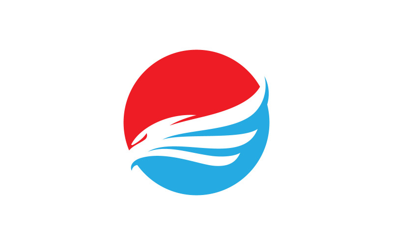 Wings Vector Logo Design Szablon V8