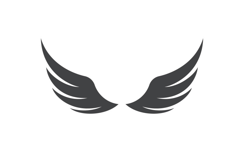 Wings Vector Logo Design Template V4 - TemplateMonster