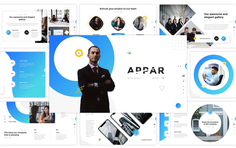 Appar – бізнес Google Slides