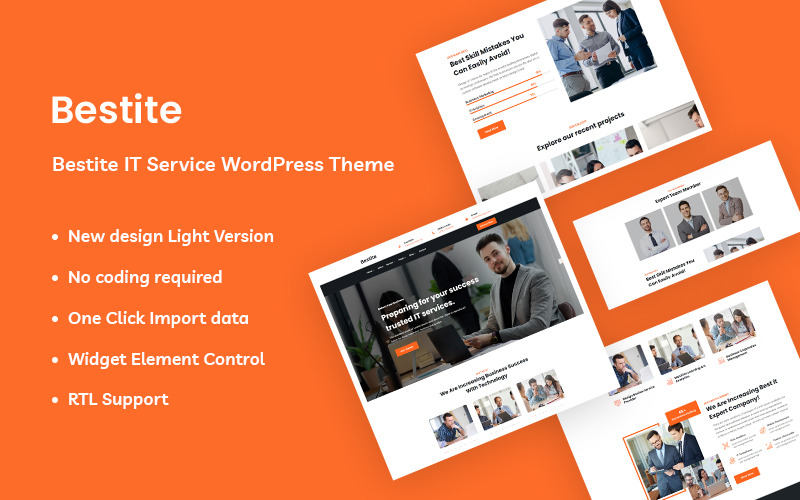 Bestite - IT Service Responsivt WordPress-tema