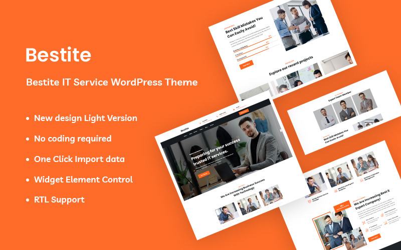 Bestite - Responsives WordPress-Theme für IT-Services