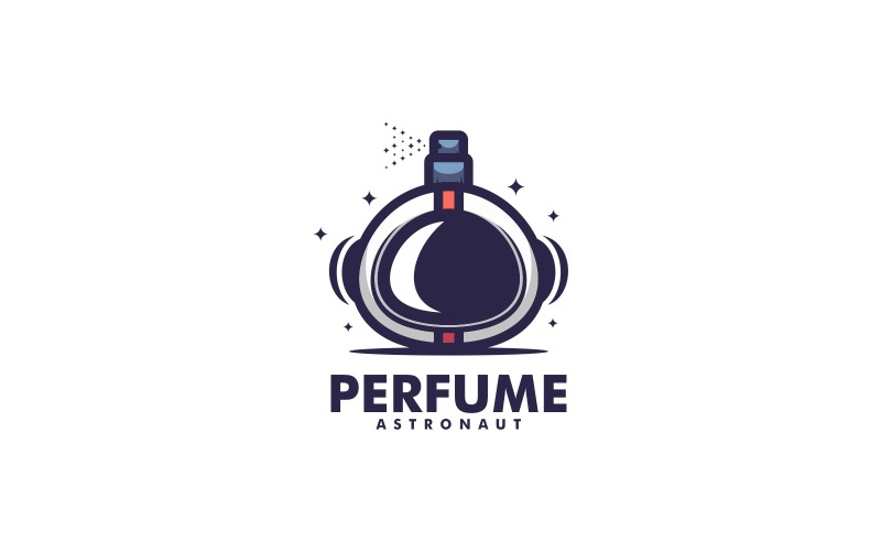 Perfume Astronauta Logo Simples Mascote