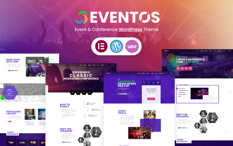 Eventos – téma WordPress události a konference