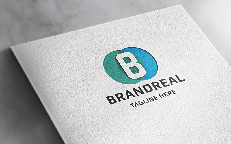 Професійний бренд справжній логотип літери B